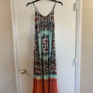 Vibrant Multicolor Maxi Dress